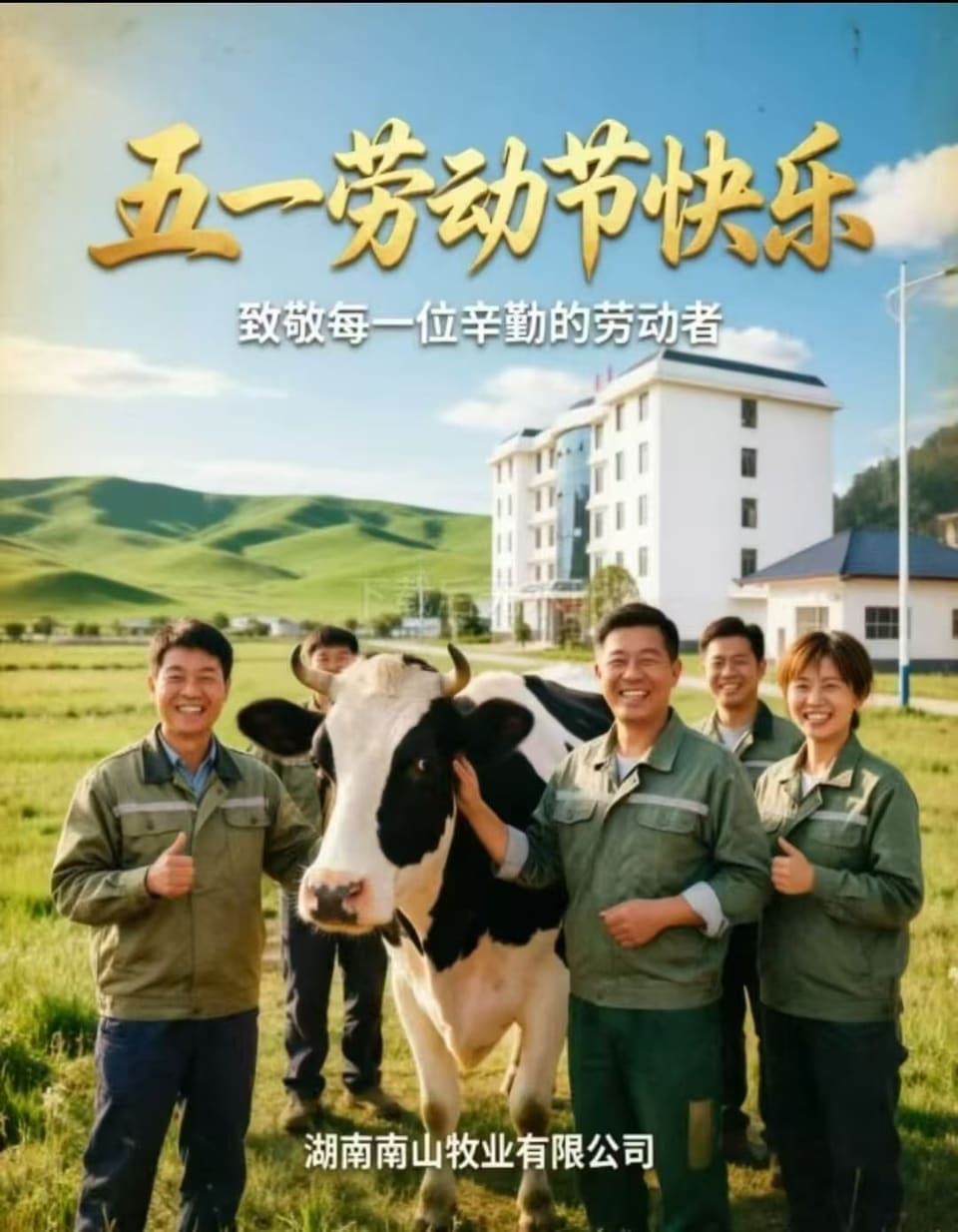 南山牧业致敬每一位辛勤的劳动者！